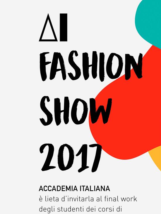 Accademia Italiana fashion show 2017