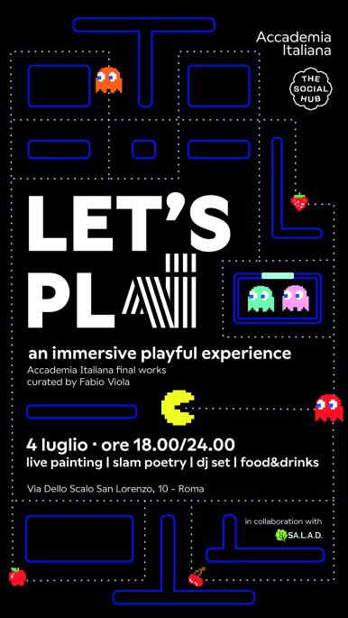 LET'S PLAI: Fabio Viola, THS e SA.L.A.D. per l’evento finale della sede di Roma