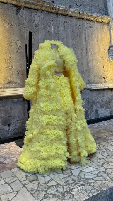 Abiti ispirati alla mostra Rara Avis. Moda in Volo 